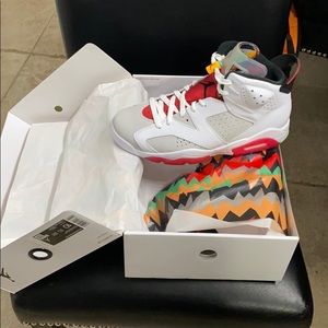 Air Jordan Retro 6’s hare